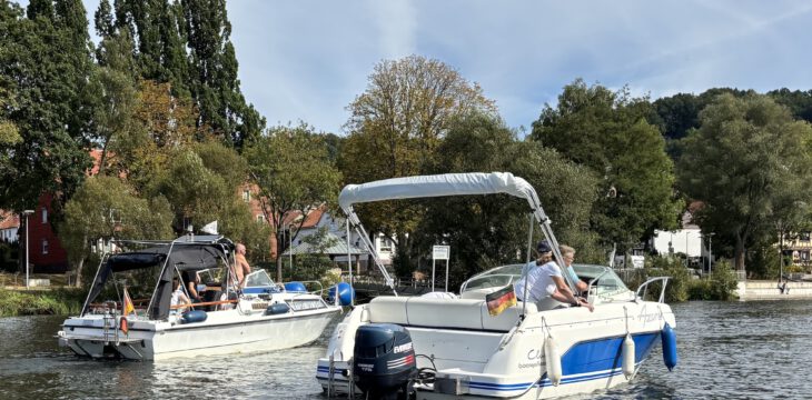 Sportboot-Abenteuer auf der Fulda: September-Törn mit Sonne, Spaß und Gemeinschaft